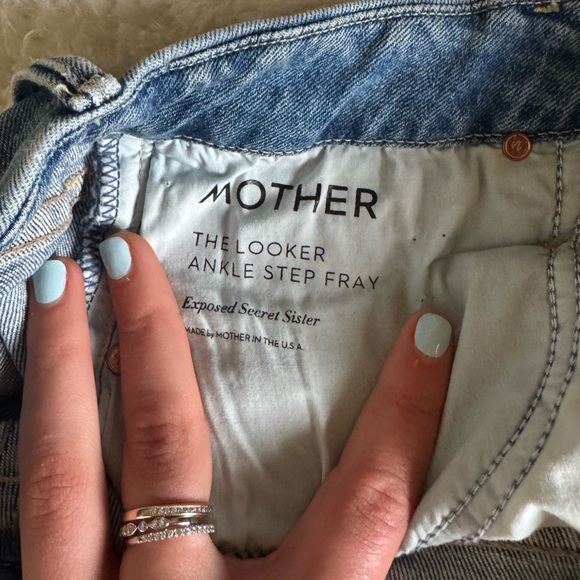 Mother Denim l The Looker Ankle Step Fray Size 26 - Picture 6 of 6